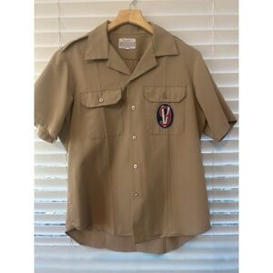 Vintage Creighton Military Style Uniform Size M W/95th Infantry division Patch